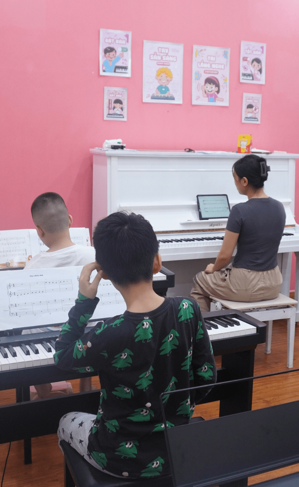 lớp nhóm piano cho trẻ từ 5-6 tuổi tại L.A.M Zone Hà Nội