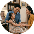 Phụ huynh vui mừng khi con học đàn tiến bộ